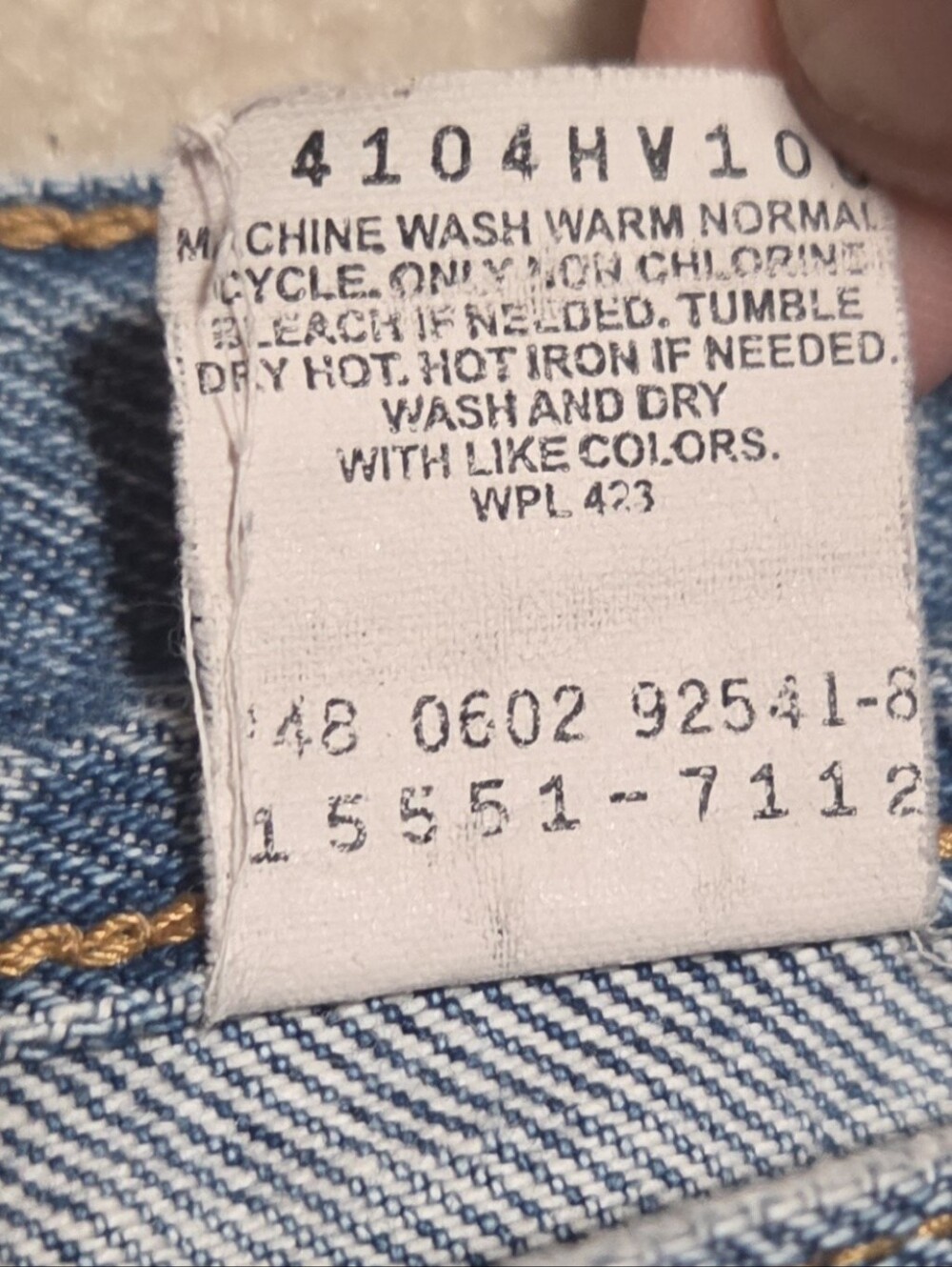Vintage Y2K 2000s Levi’s 550 Mom Relaxed Fit Tapered Denim Jeans Womens Size 14M - Picture 4 of 8